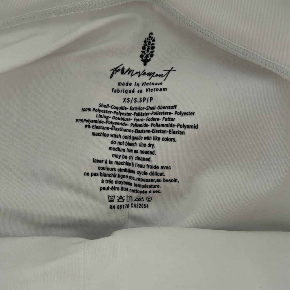 Free People Movement Rally Ruffle Mini Skirt in White - Picture 11 of 11